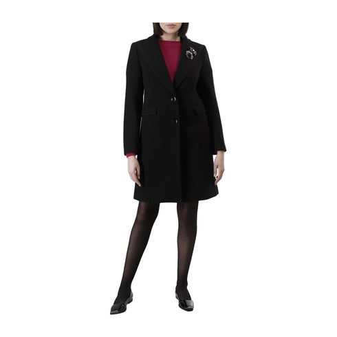 CafèNoire Cappottino Cappotto Donna monopetto con spilla 40 - Francavilla Moda